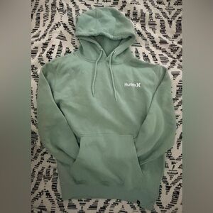 Hurley Men's Seafoam Sage Green Hoodie Sweatshirt size Large